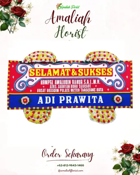 Papan Bunga Ucapan Selamat Dandong